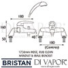 Bristan Java Pillar Bath Shower Mixer Dimensions